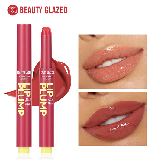 Beauty Glazed 12 Color Shimmering Juicy Lipstick,Shining Lip Plump,Moisturizing Nourishing Women Lip Makeup.Girl's Gift