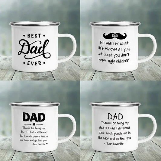 Best Dad Print Funny  Creative Camping mugs