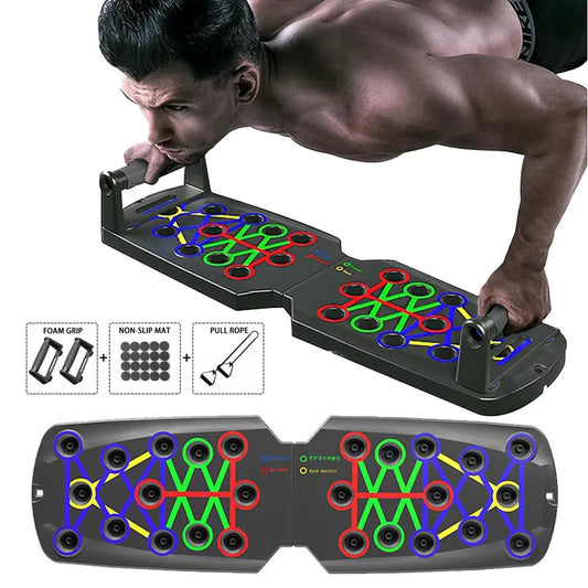 Folding Push-up Board Support Muscle Exercise Multifunctional